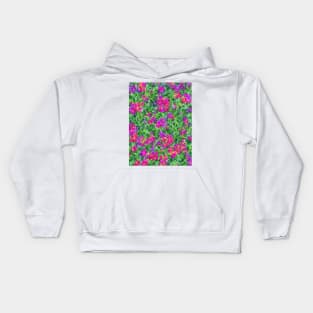 Snapdragon Symphony Vector Art Pattern Kids Hoodie